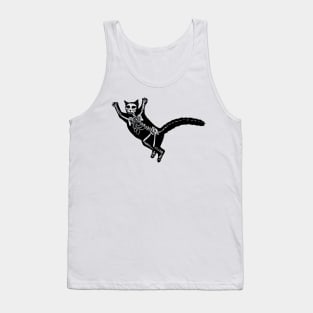 Surprised Black Cat Tank Top